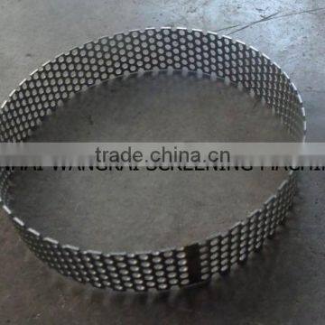 Stainless steel metal perforated cylinder