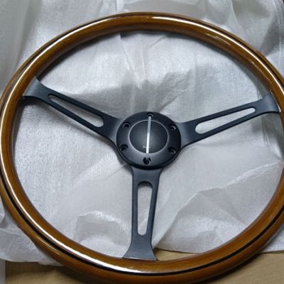 Wooden Material Steering Wheel 15'' ø380mm with good quality