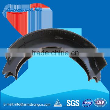 Proper hardness strength high quality brake shoes assembly