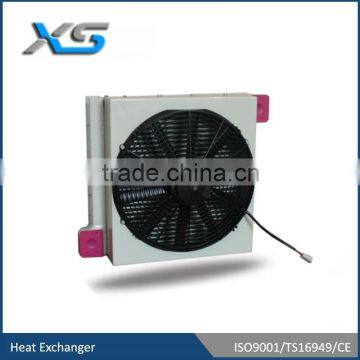 12V 24V electrical fan bar and plate oil cooler for crane