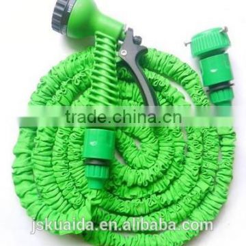 Green Flexible Garden Hose With Spray Nozzle Garden Hose