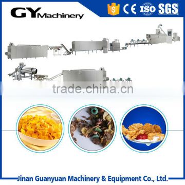 Full auto corn flakes snack production line/snack food machine