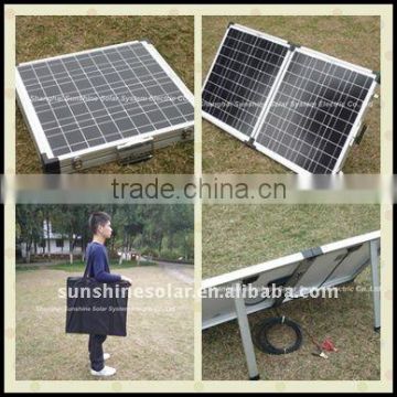 80W Folding solar panel kit/Portable solar kit/Folding kit
