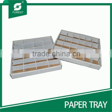 HARD PAPER TRAY WITH PARTITION