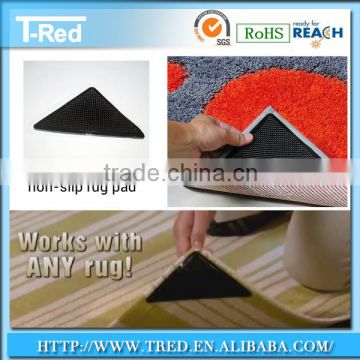 Triangle shape non-slip rug pad grip carpet, rug grippers