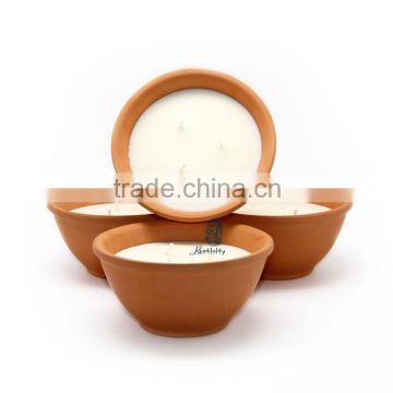 Classical ceramic bowl cheap scented candles/personalized scented candle