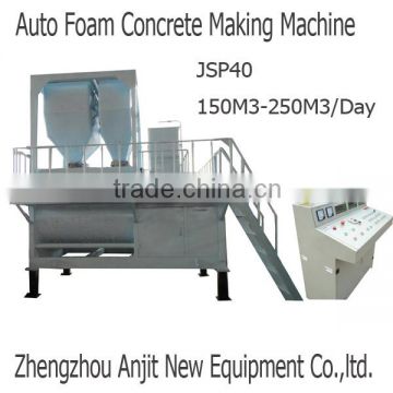Auto foam concrete mixer and pump