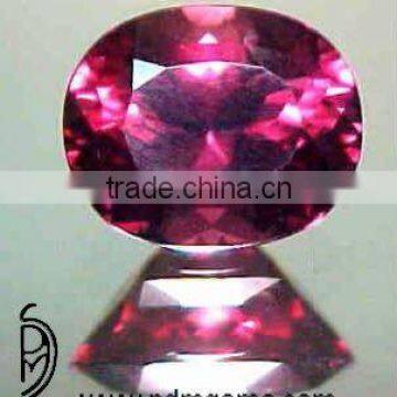 Rhodolite Semi Precious Gemstone Oval Cut For Diamond Ring From Manufacturer/Wholesaler