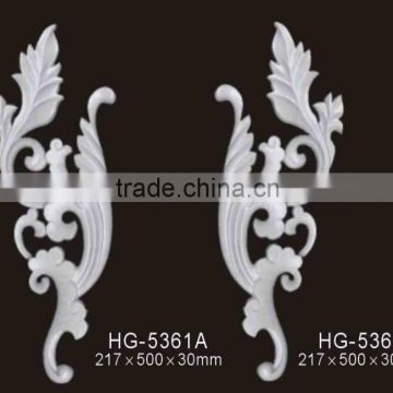 HG5361 Chian PU foam Veneer Accessories for home decoration/pu architectural mouldings