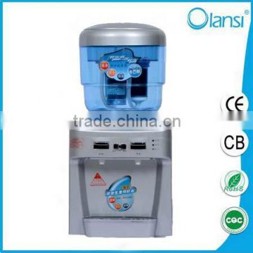 Hot and cold alkaline water dispenser from China manufacturer with 7 filters/Perfect after-sales service/beautiful appearance