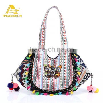 2016 New peroduct vintage high quality canvas handbag fashion durable shoulder bag for travel                        
                                                Quality Choice