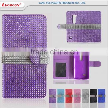 2016 trending products consumer electronics wallet full bling diamond phone case for lg k7 k8 optimus l90