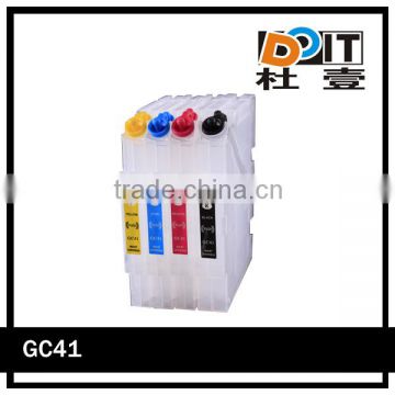 Empty Refillable ink cartridge with latest chip for Ricoh GC41