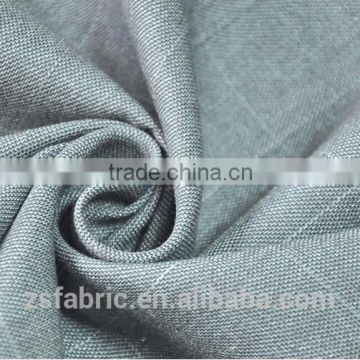 ZHENGSHENG T/R Blend Fabric with Checks For Garment shirt and pants solid dyed Twill fabric