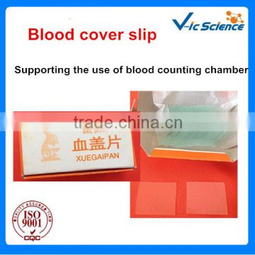 High quality durable blood test blood cover slip