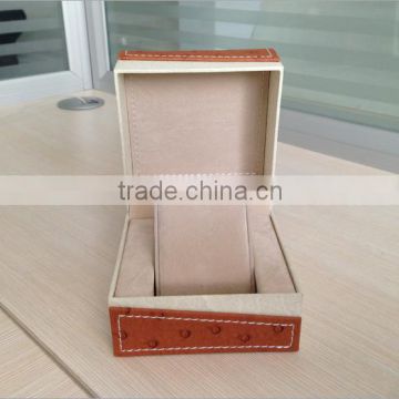 Chinese factories wholesale custom cheap PU leather watch boxes, fashion beautiful gift box