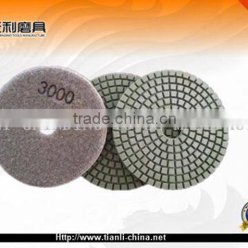 4inch diamond flexible grinding pad