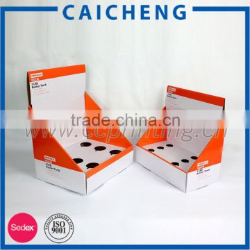 corrugated paper box with divider inside