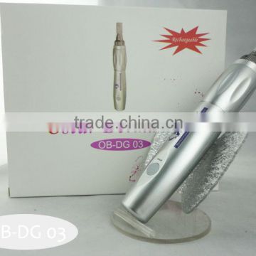 2014 NEW rechargeable derma roller electric needle pen OB-DG 03