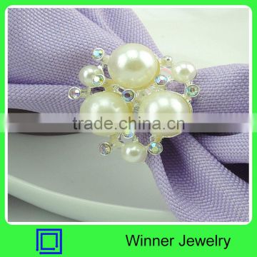 wholesale table decoration pearl napkin ring