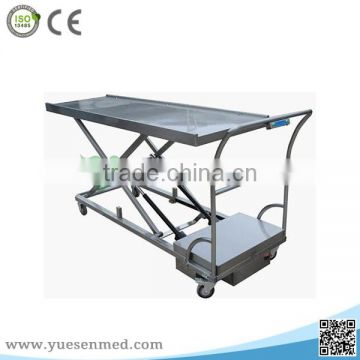 High quality Medical funeral stainless steel mortuary body lift price