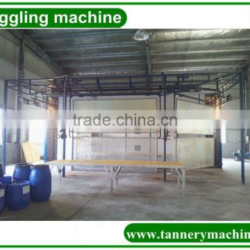 Tannery machine China 3500x3000mm100 frames auto rotary toggling machine