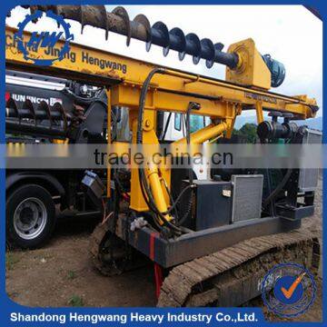 Hydraulic piling driver machine & screw pile driver with high quality