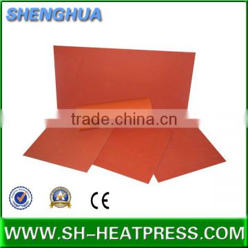 red silicon pad ,cheaper roll silicon rubber pad