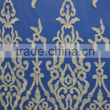 Hot sale factory direct price nylon embroidery dress making lace fabric