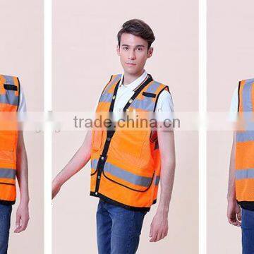 high visibility traffic safety warning vest