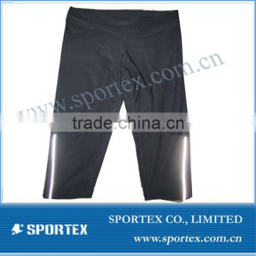 2015 OEM professional running capri pants with high quality
