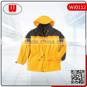 top quality 100% cotton winter jacket with hood