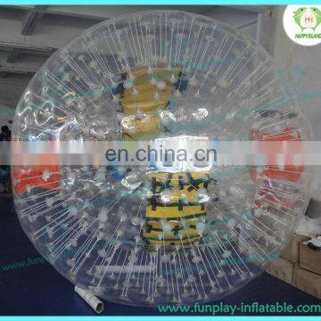 HI Plastic inflatable ball,clear pvc zorb ball