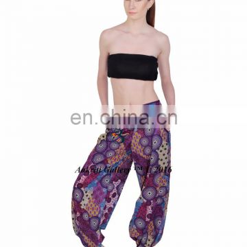 Indian 100% Cotton Harem Pants Beach Trouser Gypsy Aladdin Genie Pants Yoga Pants