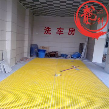 Yellow Fiberglass Grating Expanded Plastic Grating For Chemical Plant