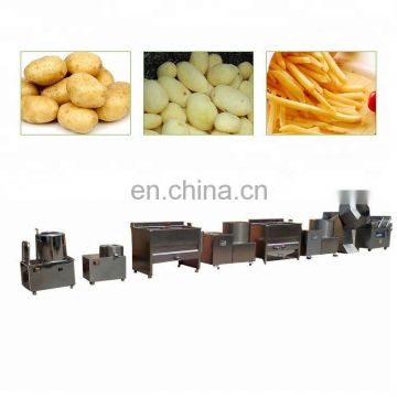 french fries potato chips processing machine |Frozen Fresh Potato Chips Production Line