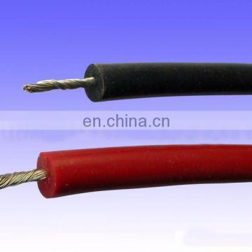 Super soft flexible 12 gauge silicone rubber coated electric power cable