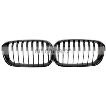 F20 Front Bumper ABS grill single slat gloss black grille for bmw 2015 - IN