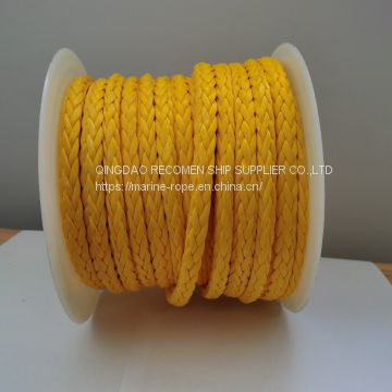 RECOMEN supply good quality abrasion  resistance ropes 8mm uhmwp rope