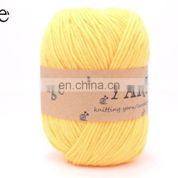 Wuge popular bellafigura cotton 4ply milk cotton yarn for knitting