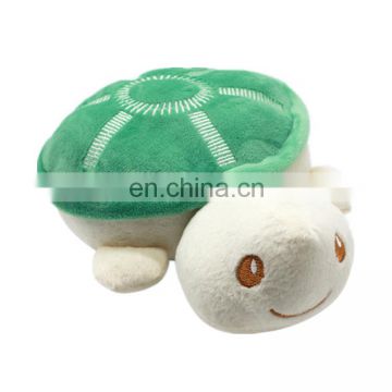 Hot sale stuffed green toy puppy stocked wholesale pet dog toy plush tortoise