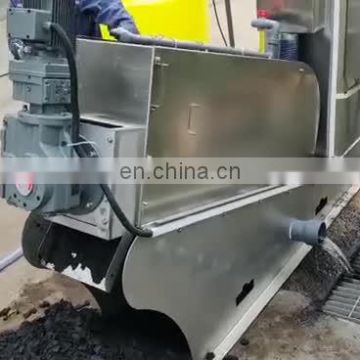 Automatic spiral stacked screw type press sludge dewatering machine for Municipal engineering