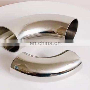 SS304 SS316  Wholesale Hygienic 45 & 90 Degree Short Elbow with Weld Ends