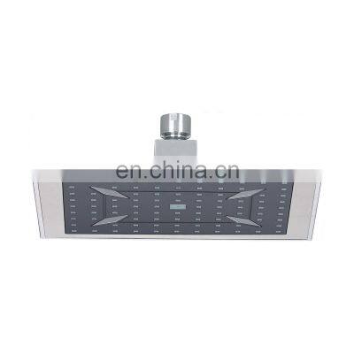 8 Inch Square Chromed ABS Plastic Adjustable water pressure Big Spray Bathroom Overhead Shower Head