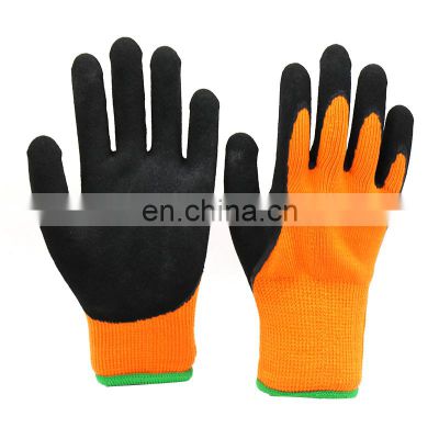 Work Winter Gloves Safety Coated Gloves Safety Work Winter Gloves Warm Sports Rubber Coated Latex Construction