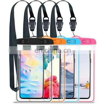 Custom Logo Print Luminous Waterproof Cell Phone Case for Sale