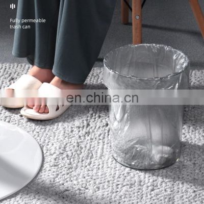 Wholesale Portable Commercial Bathroom Mini Food Garbage Round Litter Bin Outdoor Kitchen Recycle Smart Car Plastic Trash Can