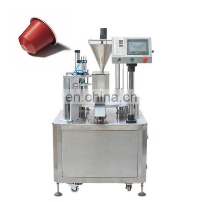 Machine Coffee Capsule Hot Type Machine To Making Coffee Capsule Nesspresso / K Cup Fill Seal Machine