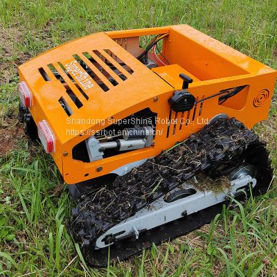 hybrid rechargeable battery working degree 40° remote controlled mowing robot