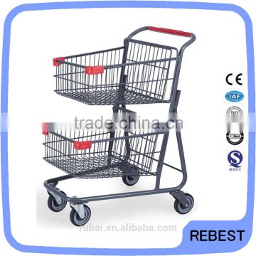 Stylish shopping push cart
